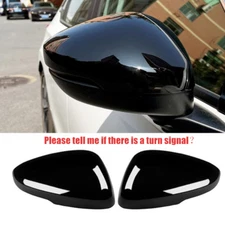 For Acura Integra 2023 -2025 Gloss Black Side Rearview Mirror Top Cap Cover Trim