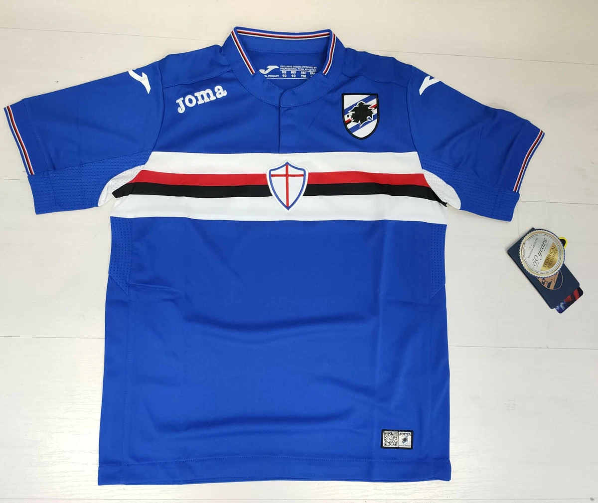 6330 JOMA RACE SHIRT HOME UC SAMPDORIA BABY JR YM FOOTBALL SD.101011.15 ITALY