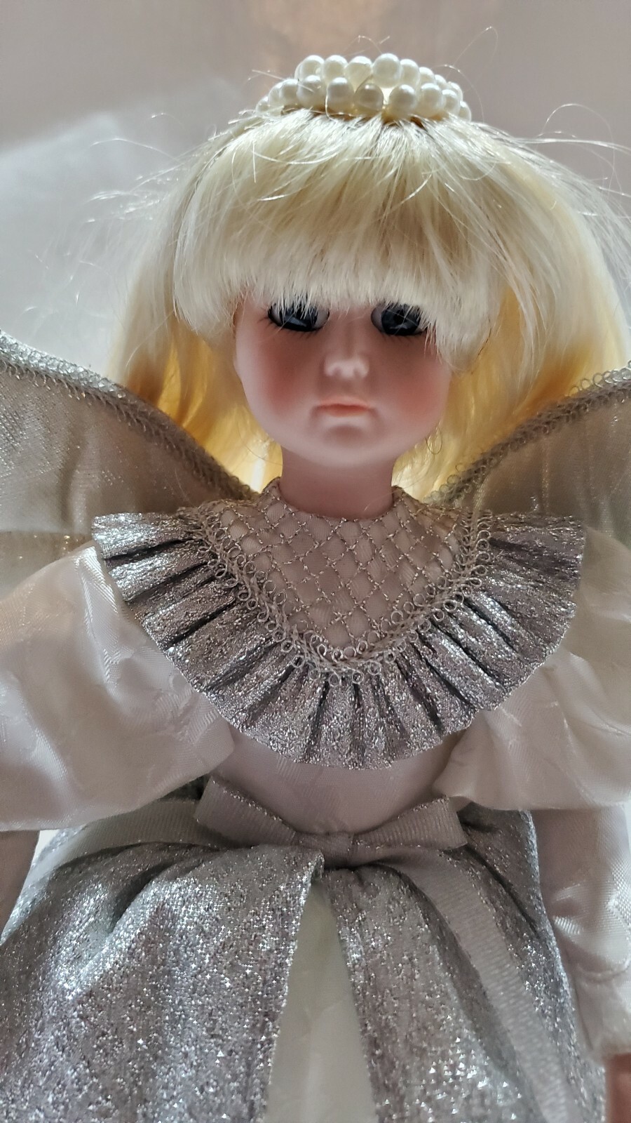 Adorable vintage porcelain christmas doll eBay