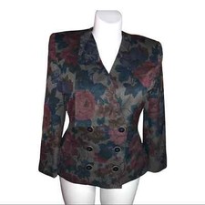 Kasper For A.s.l. Floral Blazer, Size 12