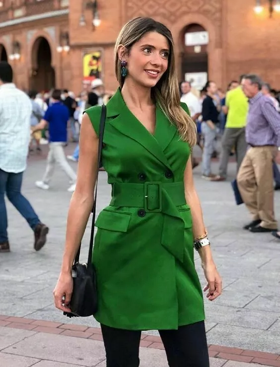 Zara green best sale waistcoat