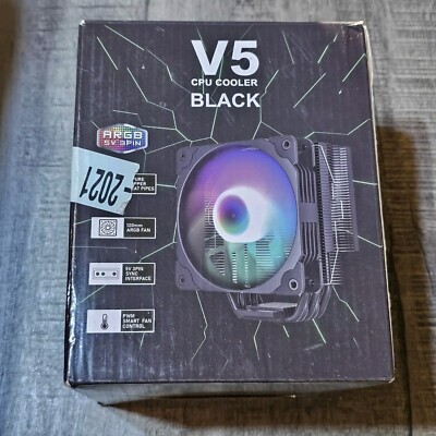 Vetroo V5 CPU Cooler Black