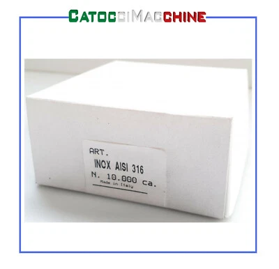 OMER PUNTI INOX SERIE 80 SCATOLINA DA PZ. 10'000