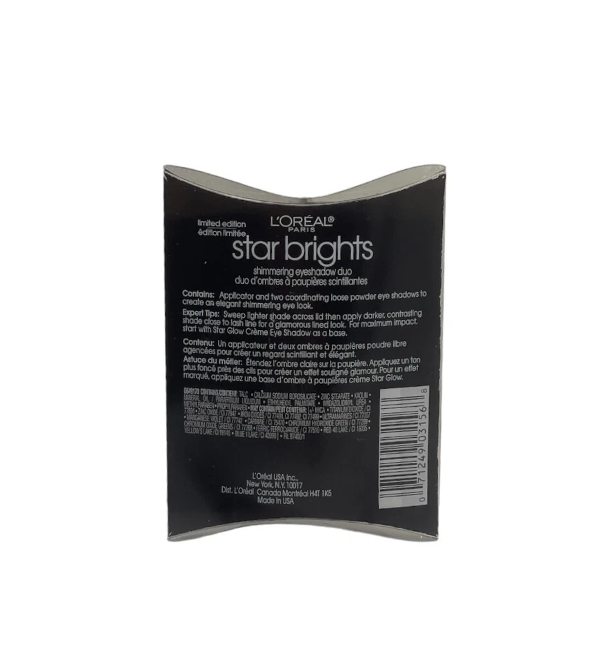 loreal paris star brights shimmering eyeshdaow duo shimmering sapphire - Image 2 of 2