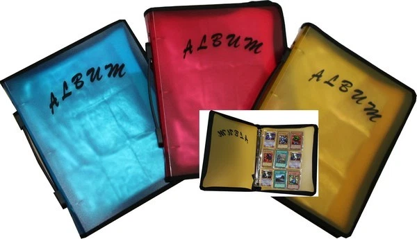 Album classeur + 25 feuilles pour 450 cartes POKEMON YUGIOH DBZ SLAM ATTAX