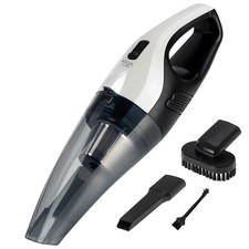 Adler AD 7059 Autostaubsauger Akku Handstaubsauger mit Licht wei&szlig; schwarz