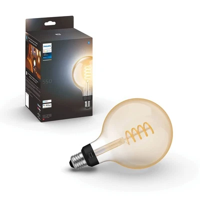 Philips Hue White Ambiance Filament G125 Giant Globe Smart Light Bulb [E27 Ediso - Image 1 of 4