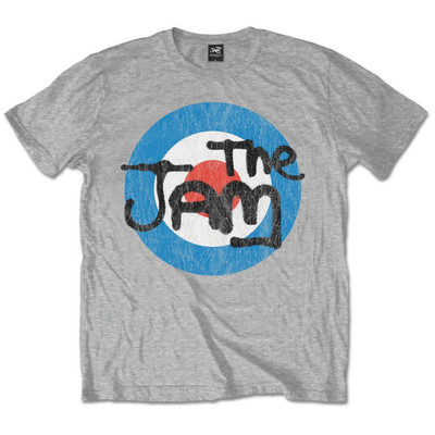 The Jam Paul Weller Logo Grey lizenziert T-Shirt Herren