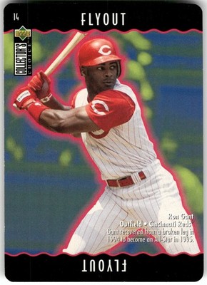 1996 Collector's Choice #14a Ron Gant You Make the Play : Flyout