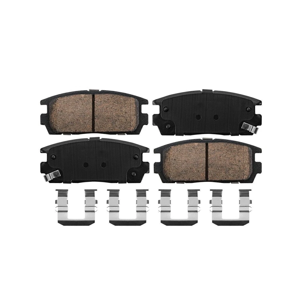 Pastillas de freno delanteras traseras perforadas para GMC Terrain Chevy Equinox 2010-2017 Foto 4 de 4