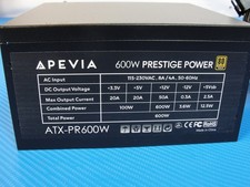 Apevia Prestige Series ATX-PR600W 80 Plus Gold Power Supply 600W Active PFC ATX