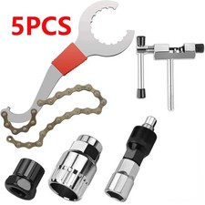 Bike Cassette Removal Tool Set Gear Chain Whip Wrench Bicycle Sprocket Tools BG