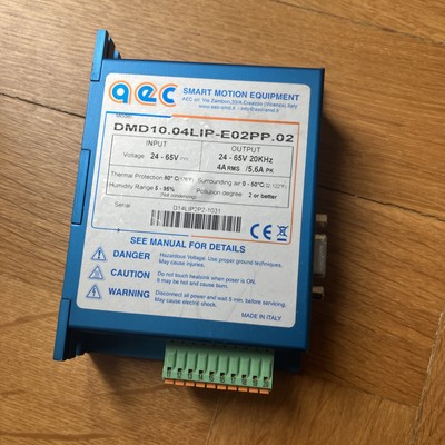 AEC SMART MOTION EQUIPMENT DMD10.04LIP-E02PP.02 Amplifier vector stepper drive