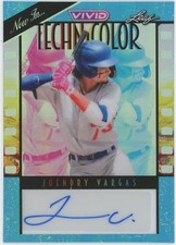2023 Leaf Vivid Joendry Vargas Technicolor Blue Auto #1/1 #T-JV1