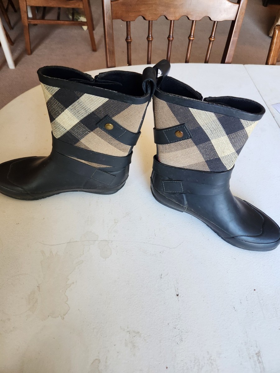 Burberry チェック柄 長靴 UK 5 Burberry チェック柄 長靴 UK 5