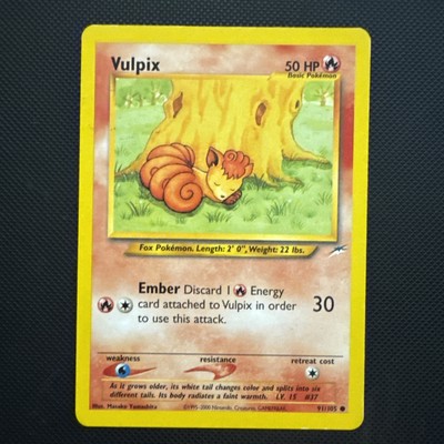 Vulpix 91/105 Neo Destiny Pokemon S284