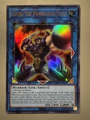 YUGIOH GOUKI THE POWERLOAD OGRE ASIA ENGLISH CR09-AES20 ULTRA RARE (1ST RUN)