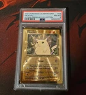 2021 PIKACHU #58 POKEMON Ultra Premium Collection Celebrations METAL CARD PSA 8
