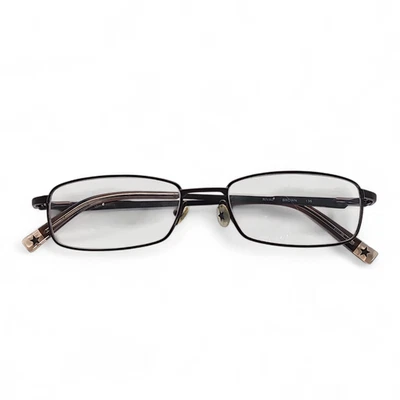 Converse Rival Brown Rectangular Eyeglasses Frames 52-16-135 Full Rim - image 1 of 4