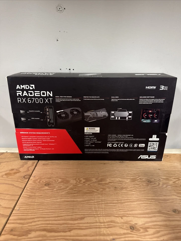 ASUS Dual Radeon RX 6700 XT - 12GB Brand New Factory Sealed In Box - Image 4 of 4