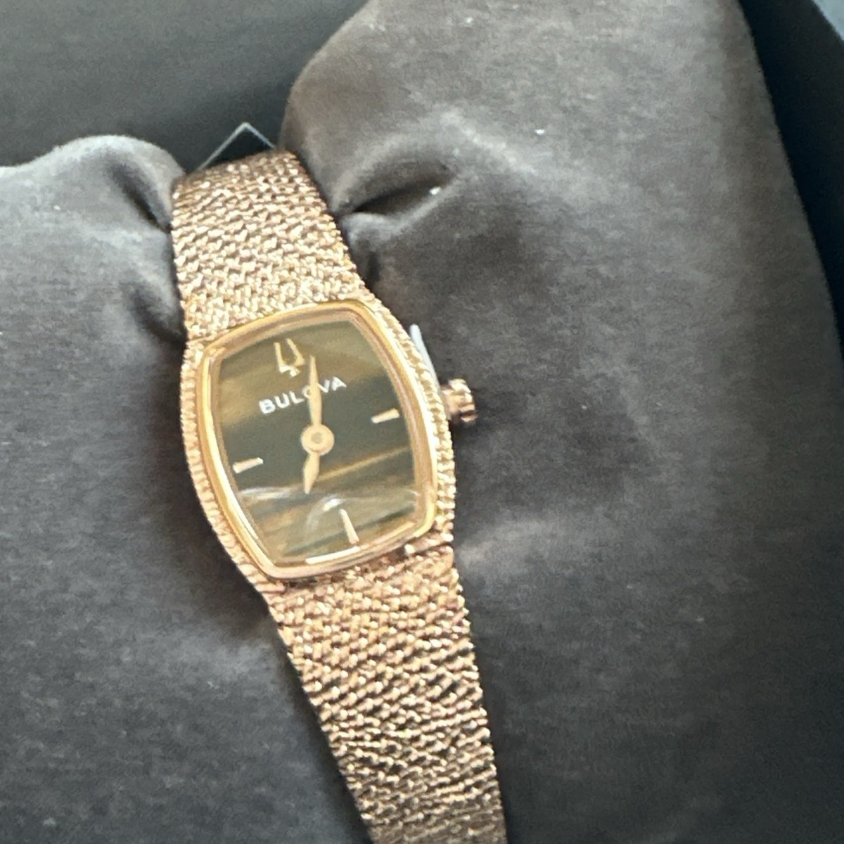 Bulova Goddess of Time Quartz Brown Dial Ladies Watch 97L185 | eBay