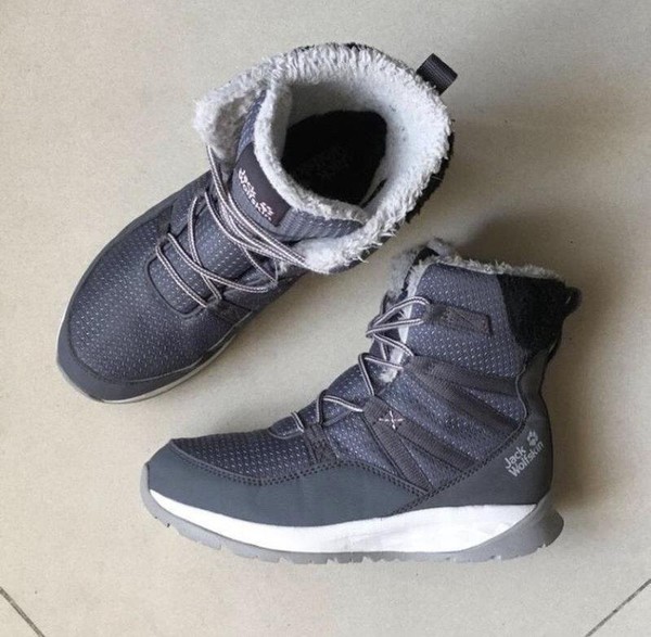 Women Jack Wolfskin Boots Grey 35 #9F6P
