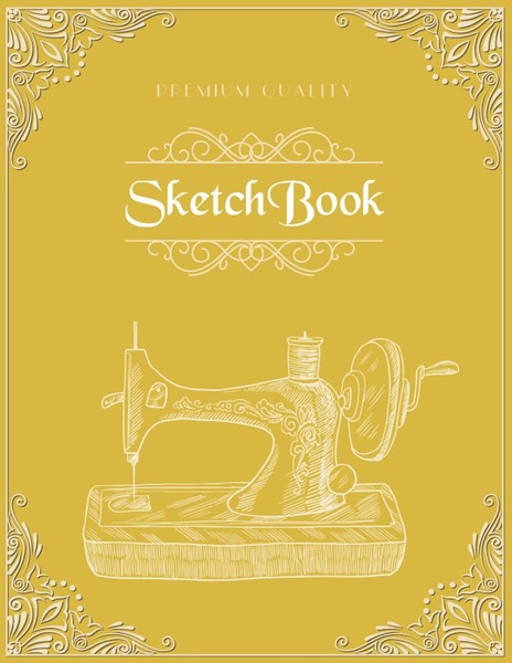"Premium Sketchbook 8.5\"X11\" - 110 Sheets Matte Cover Ideal For All"-image