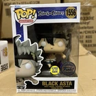 FUNKO POP ANIMATION BLACK CLOVER #1556 BLACK ASTA GITD VAULTED Box Damaged