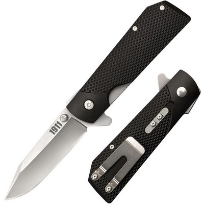Cold Steel 1911 Linerlock Folding Knife 3'' 4034 Steel Blade Black GRN Handle