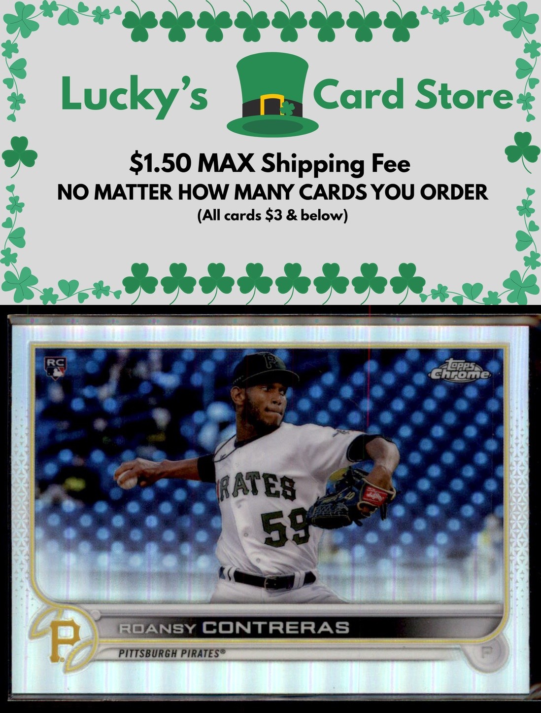 2022 Topps Chrome #53 Roansy Contreras Refractor Rookie