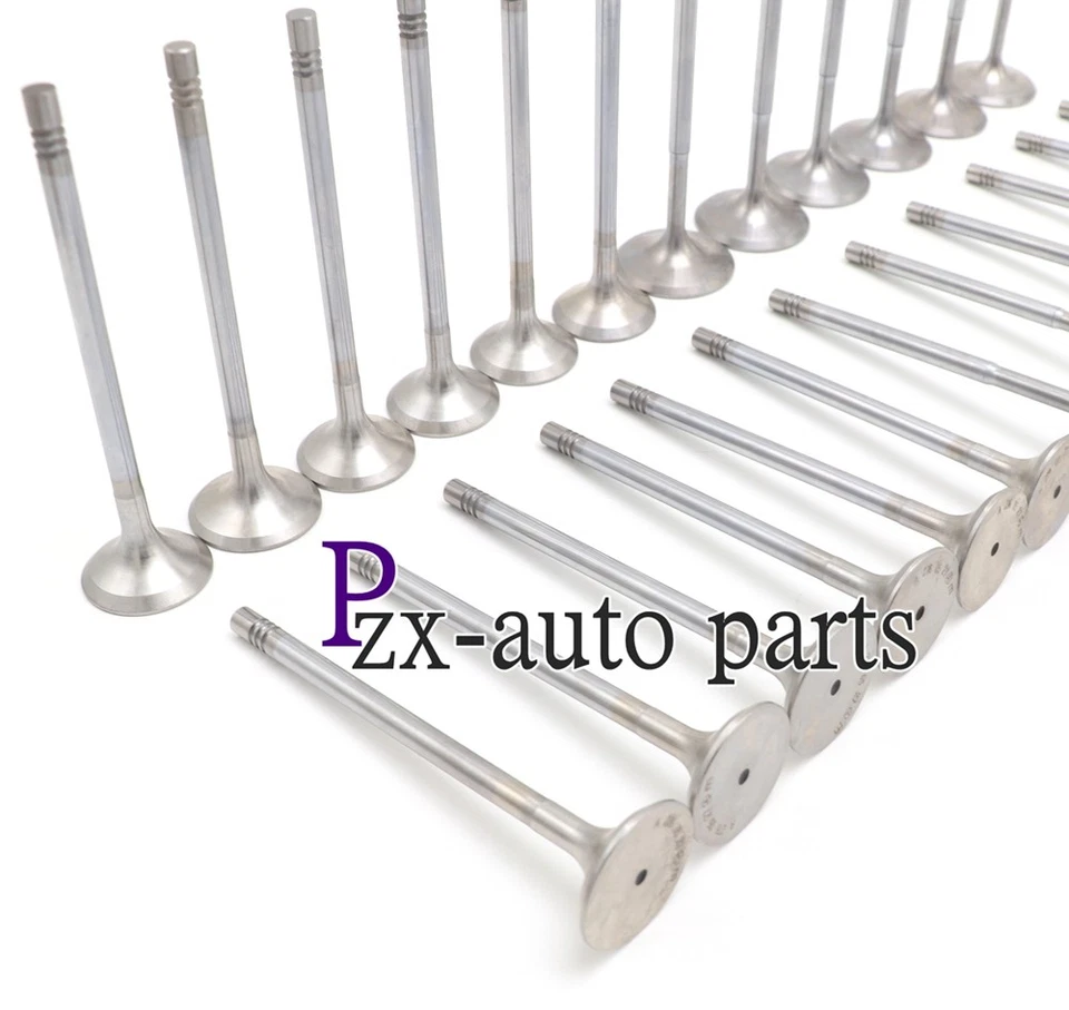 24x Kit de válvulas de entrada y salida para Mercedes-Benz W205 C218 X166 W222 M276 3.0T V6 Foto 4 de 4