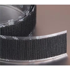 Velcro Brand 196692 Reclosable Fastener, Acrylic Adhesive, 75 Ft, 4 In W, Black