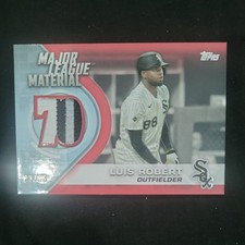 2021 Topps Luis Robert /25 Major League Material Player Worn Patch Relic #MLM-LR