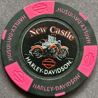 Harley Davidson Full Color Poker Chip New Castle HD in New Castle, Pennsylvania
