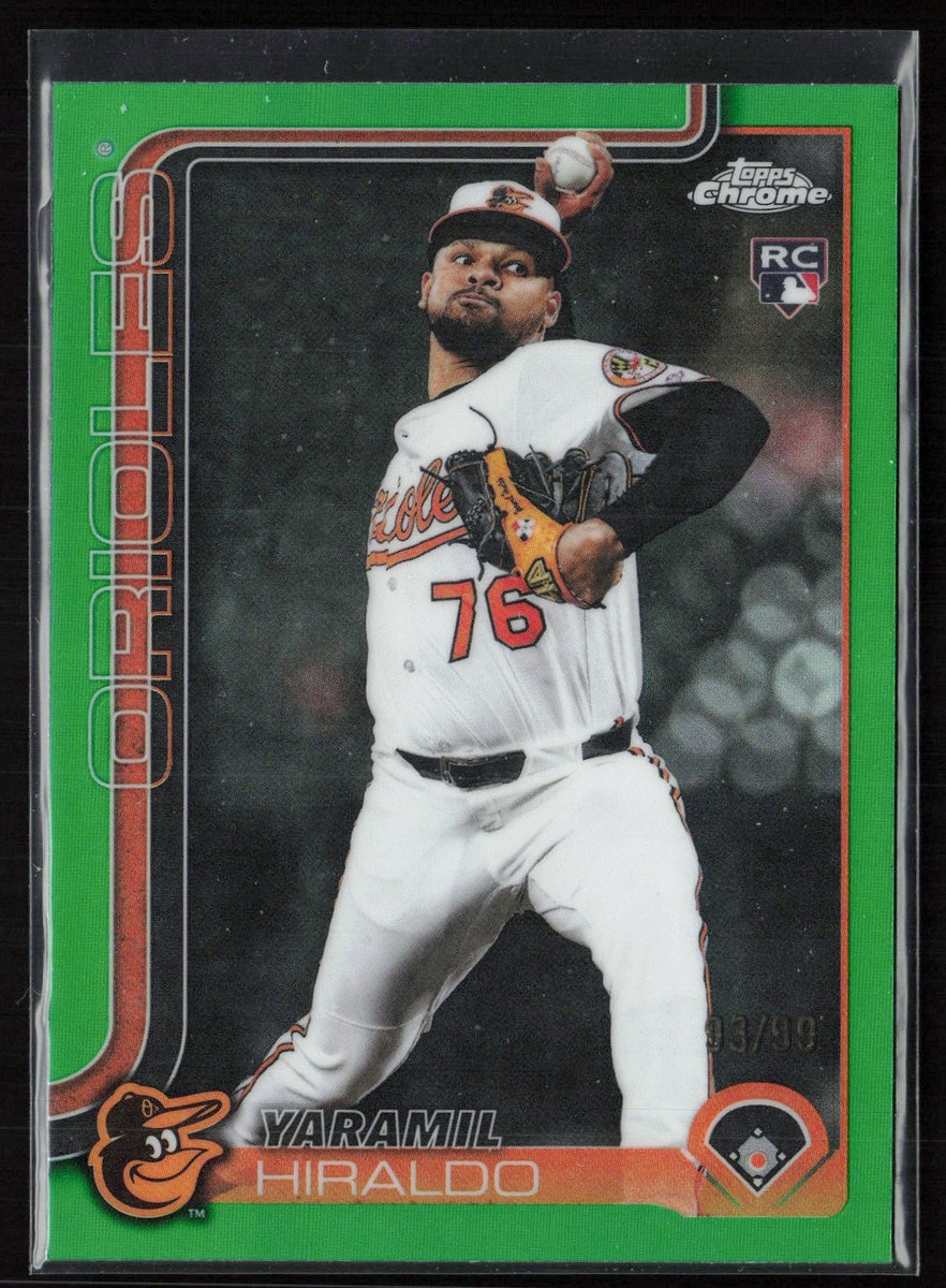 Topps ルイス・ロバート jr. 緑パラレル 7/99 Yaramil Hiraldo 2025 Topps Chrome Update #USC78 Green Refractor RC