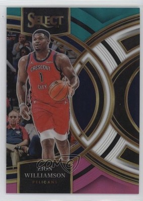 2023 Panini Select Premier Level Teal White Pink Prizm 3/49 Zion Williamson 0rd2