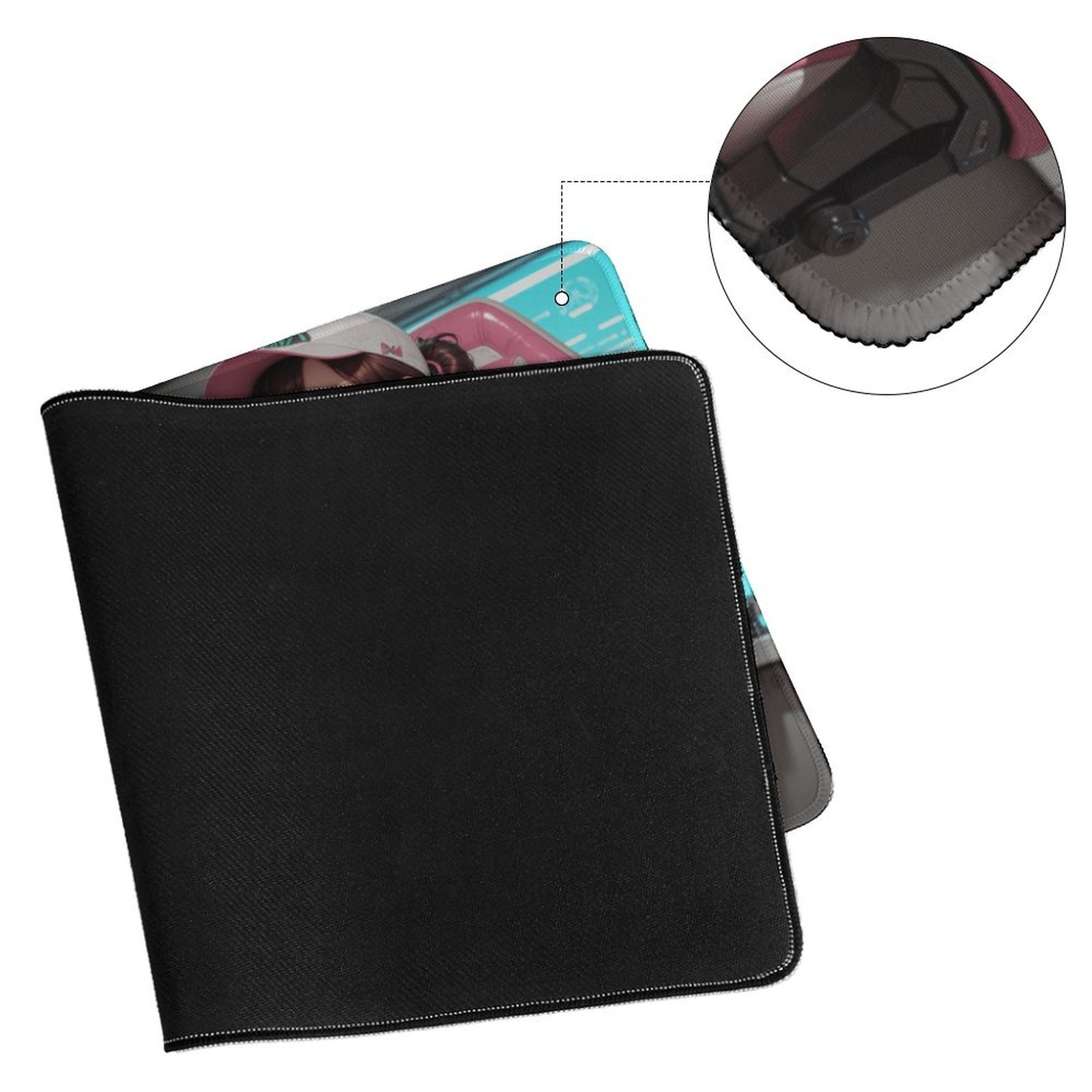 Anime Girl Keyboard Mice Mat Desk Pad Game Playmat 40x75cm