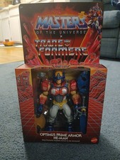 Masters of The Universe MOTU x Transformers Optimus Prime Armor He-Man '25 New