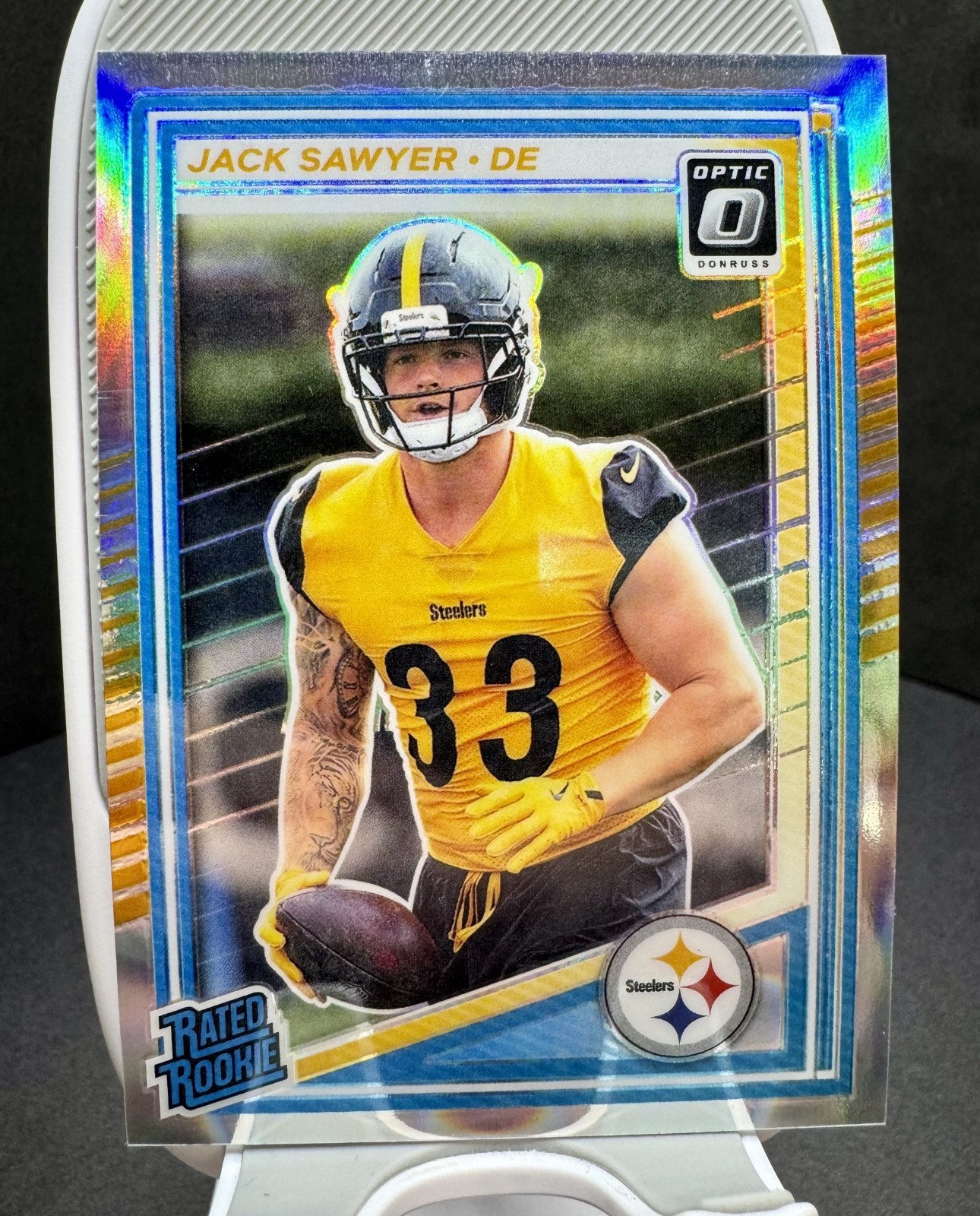 2025 Panini Donruss Optic - Rated Rookie Jack Sawyer #220 Holo Prizm (RC)