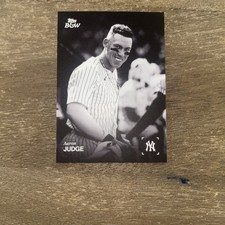 Aaron Judge 2025 Topps Black & White #072 Base New York Yankees 