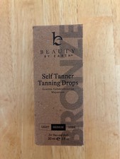 Beauty by Earth Self Tanning Drops, Medium, Natural Organic, Face Body 04/28