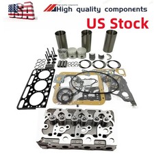 Rebuild Kit+cylinder Head For Kubota D1403 Engine  L2500 L2500dt L2500f  Tractor