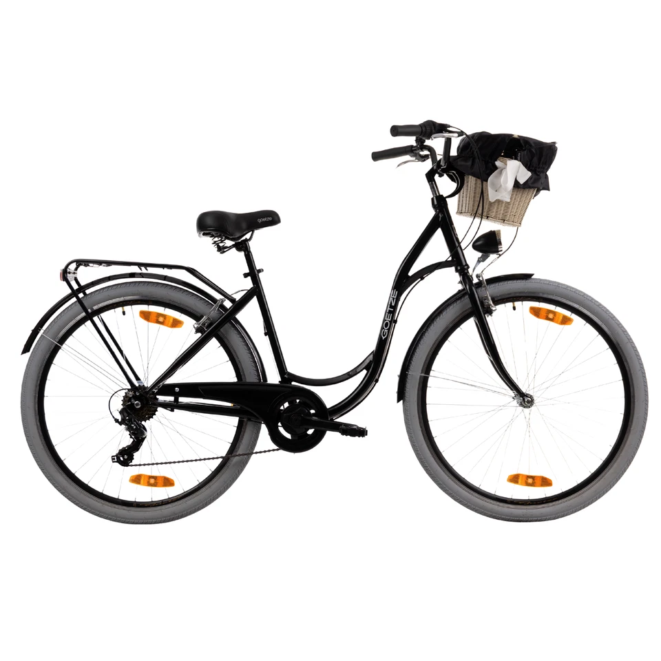 Goetze City Bike Mood 28 Zoll, 7-Gang Shimano, V-Brake, LED, Damenrad mit Korb! - Bild 4 von 4