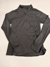 Fabletics Women's Black Track Jacket Full Zip Zipped Pockets Size M