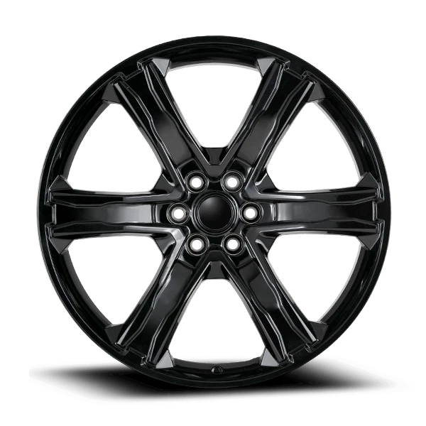 4 New Stealth Edition F150 Wheels Gloss Black 22X9.5 6X135 22" OE Concept FD06 Foto 2 de 3