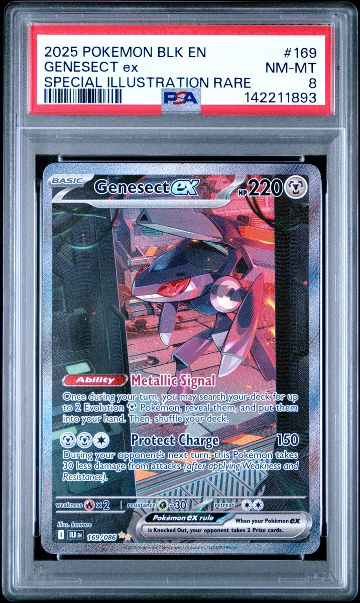 genesect ex pokemon card price Genesect ex 169/086 Sv: Black Bolt Holo for sale online
