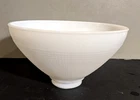 Old Corning 824160 White Milk Glass 5.5"x10" Torchiere Lamp Shade 2 7/8" Fitter