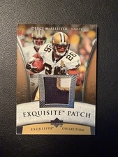 2006 Exquisite Patch Deuce McAllister /50 Game Worn 3 Color Saints