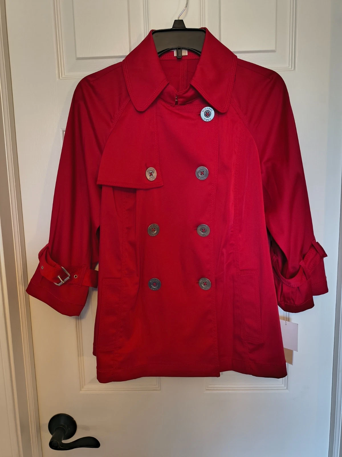 Womans Michael Kors Red Jacket Coat Size Medium
Opens in a new window or tab