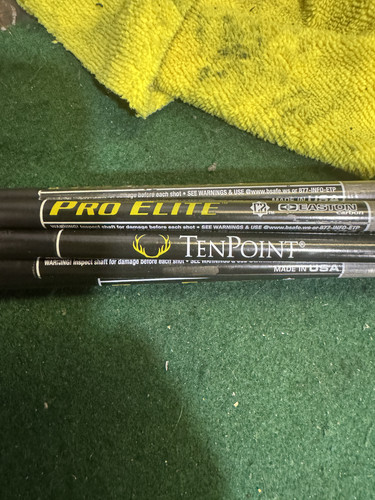TenPoint Pro Elite 400 Carbon Crossbow bolts Pack of 10 arrows